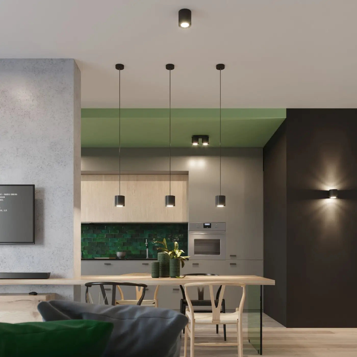 Applique Murale Design - Orbis 1 (Noir)