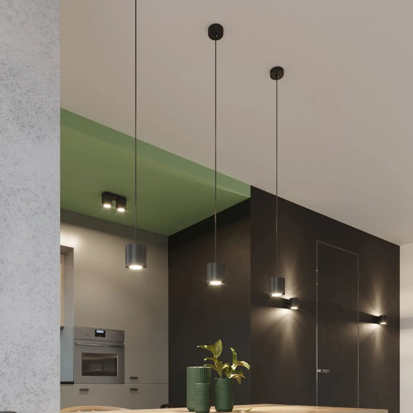Applique Murale Design - Orbis 1 (Noir)