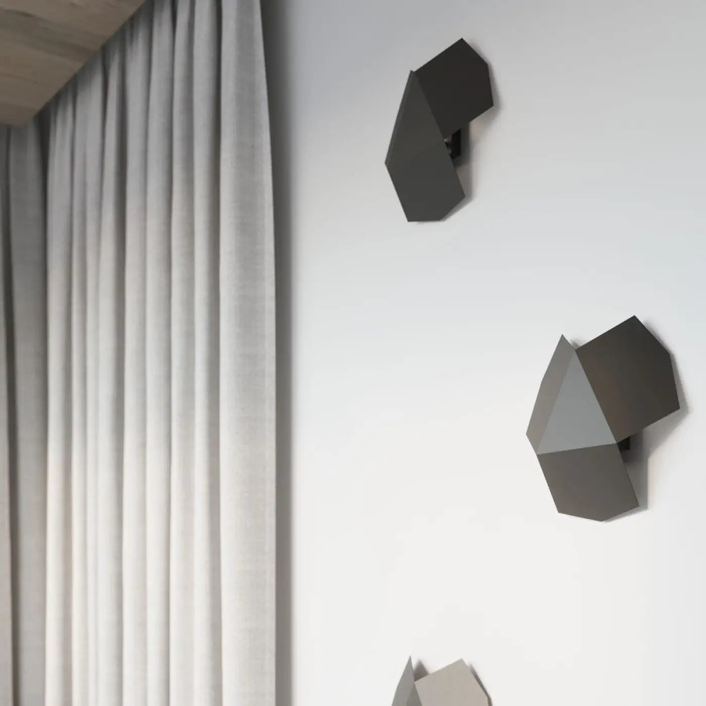 Applique Murale Design - Tre (Noir)