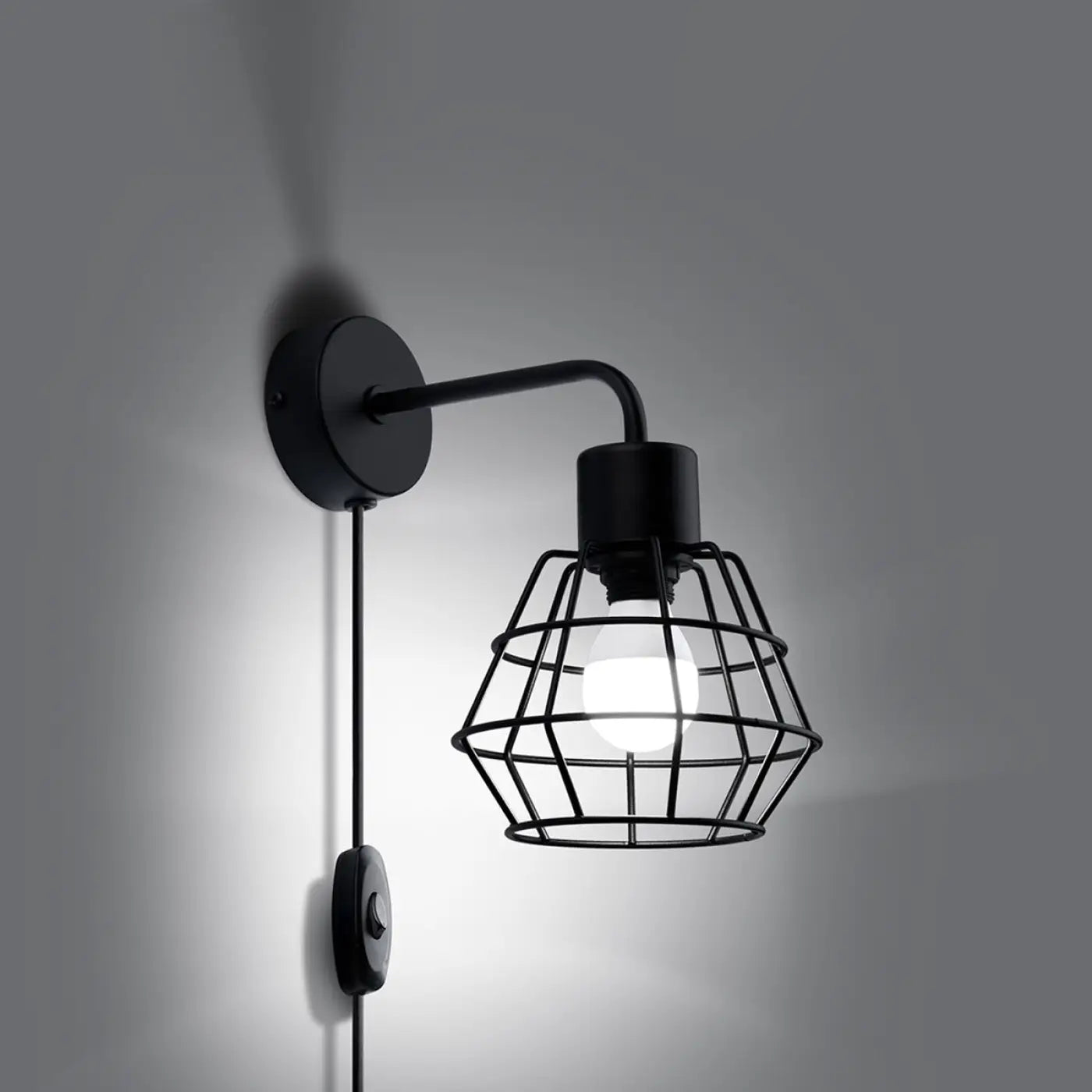 Applique Murale Design en Metal - Suba (Noir)