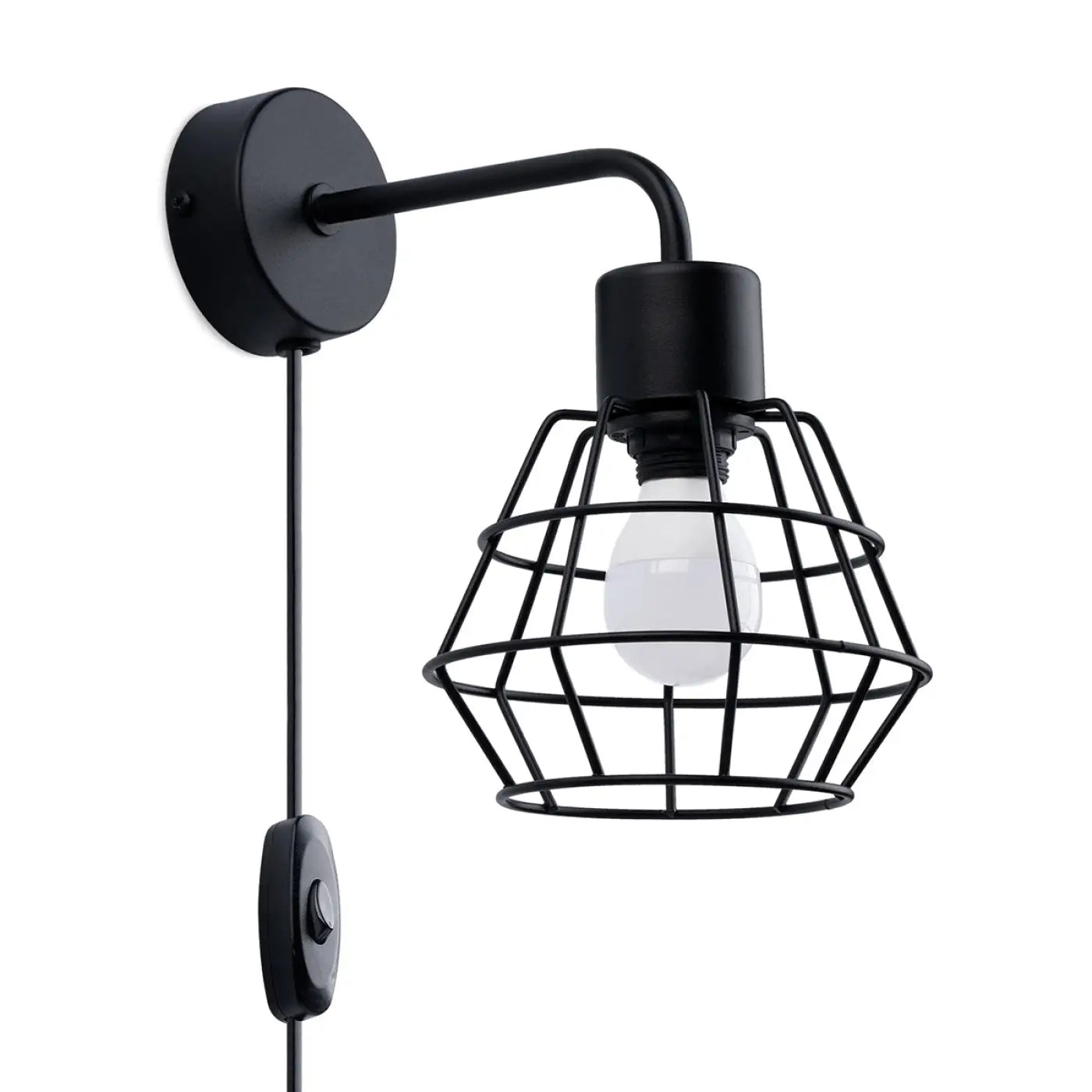 Applique Murale Design en Metal - Suba (Noir)