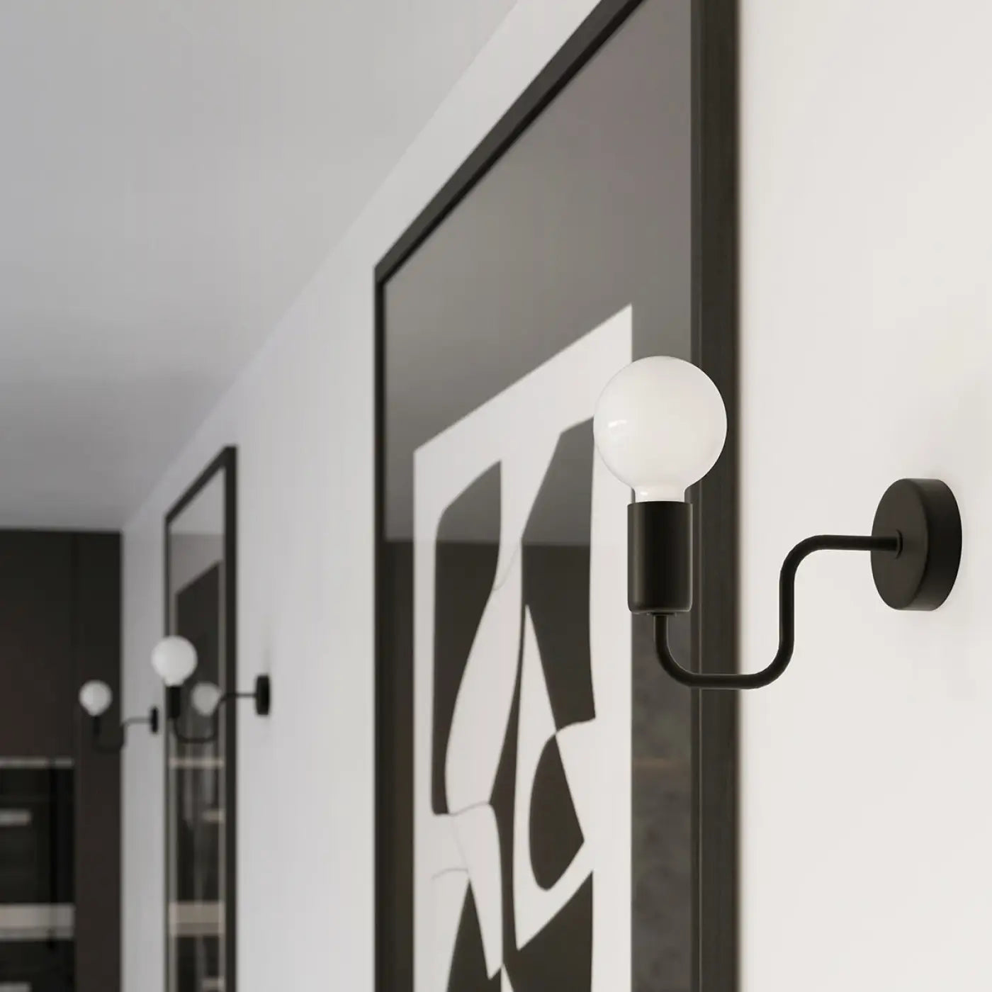 Applique Murale Design - Vector (Noir)
