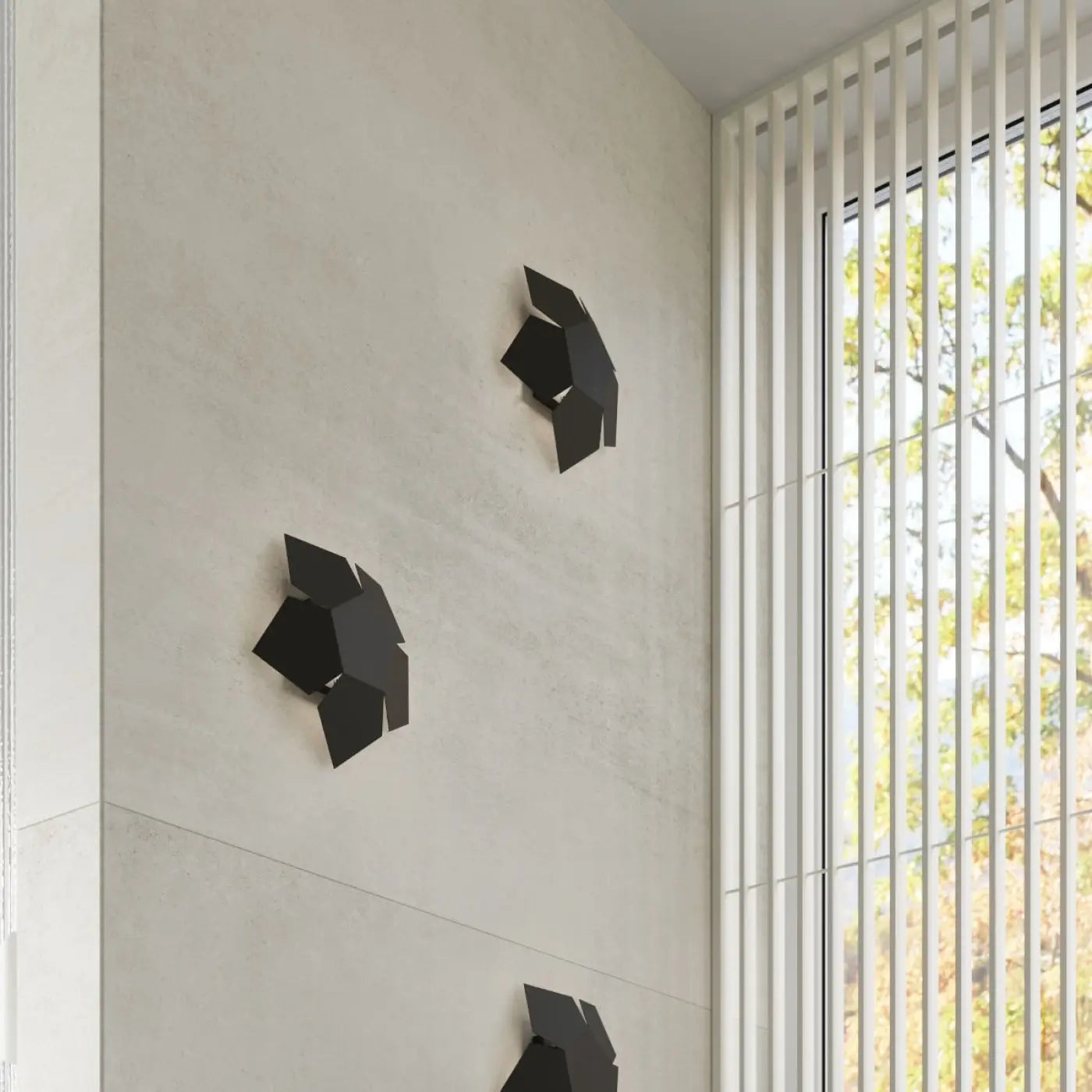 Applique Murale Design - Penta (Noir)