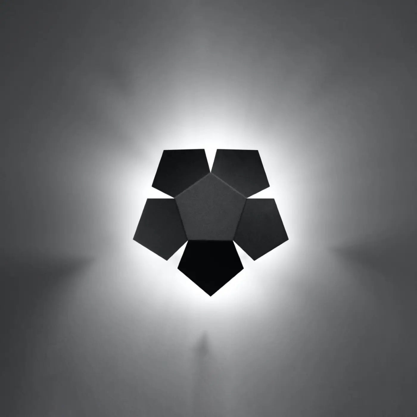 Applique Murale Design - Penta (Noir)