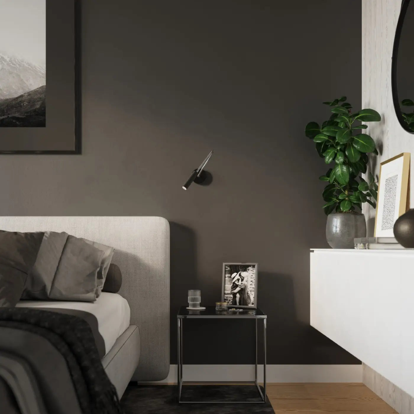Applique Murale Design - Axil (Noir)