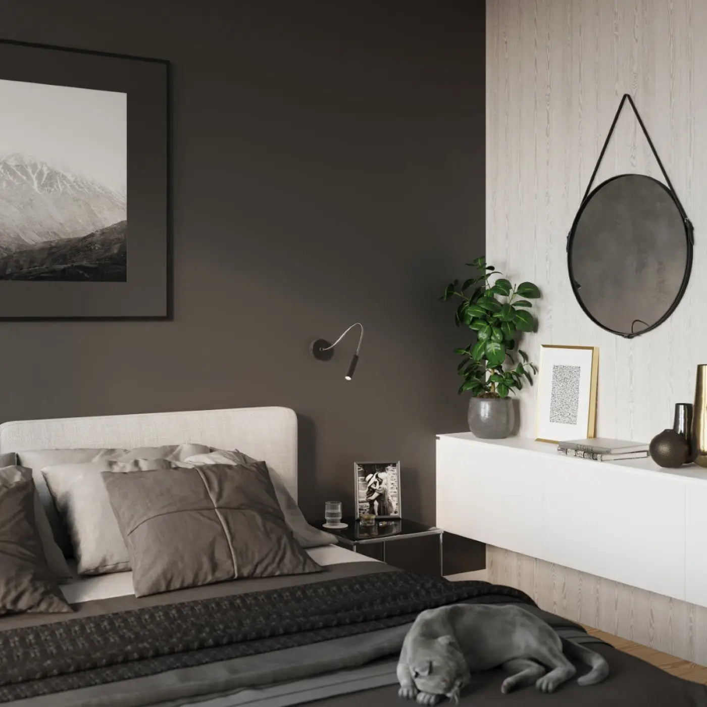 Applique Murale Design - Axil (Noir)