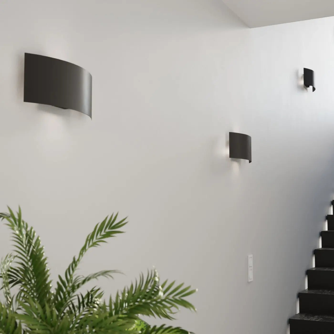 Applique Murale en Metal - Magnus (Noir)