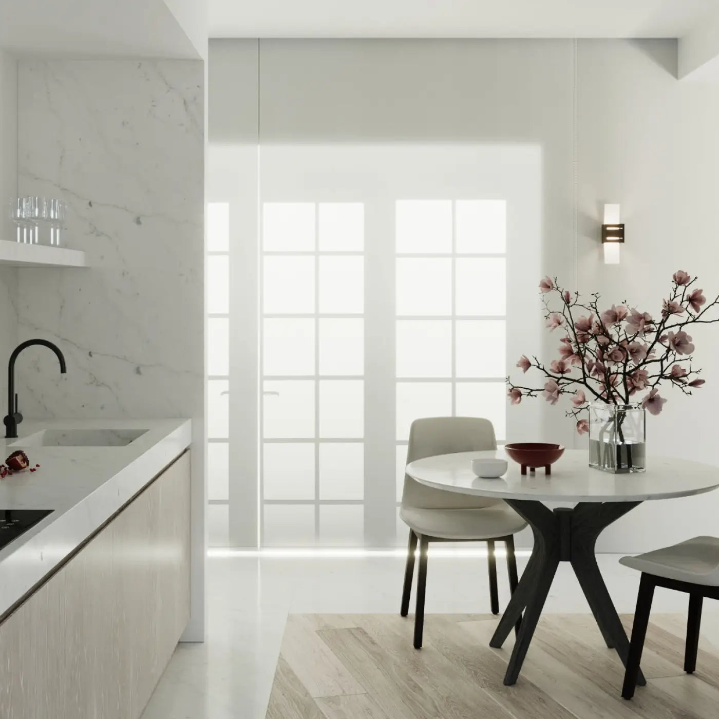 Applique Murale Design - Loreto (Noir)