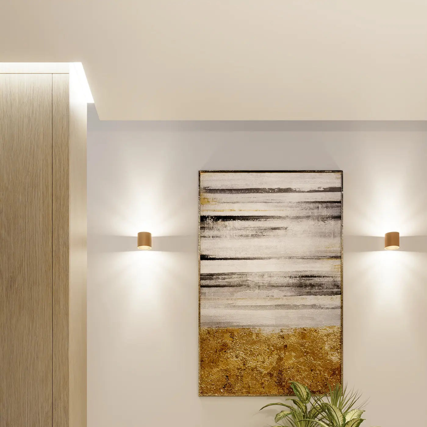 Applique Murale Design - Orbis 1 (Or)