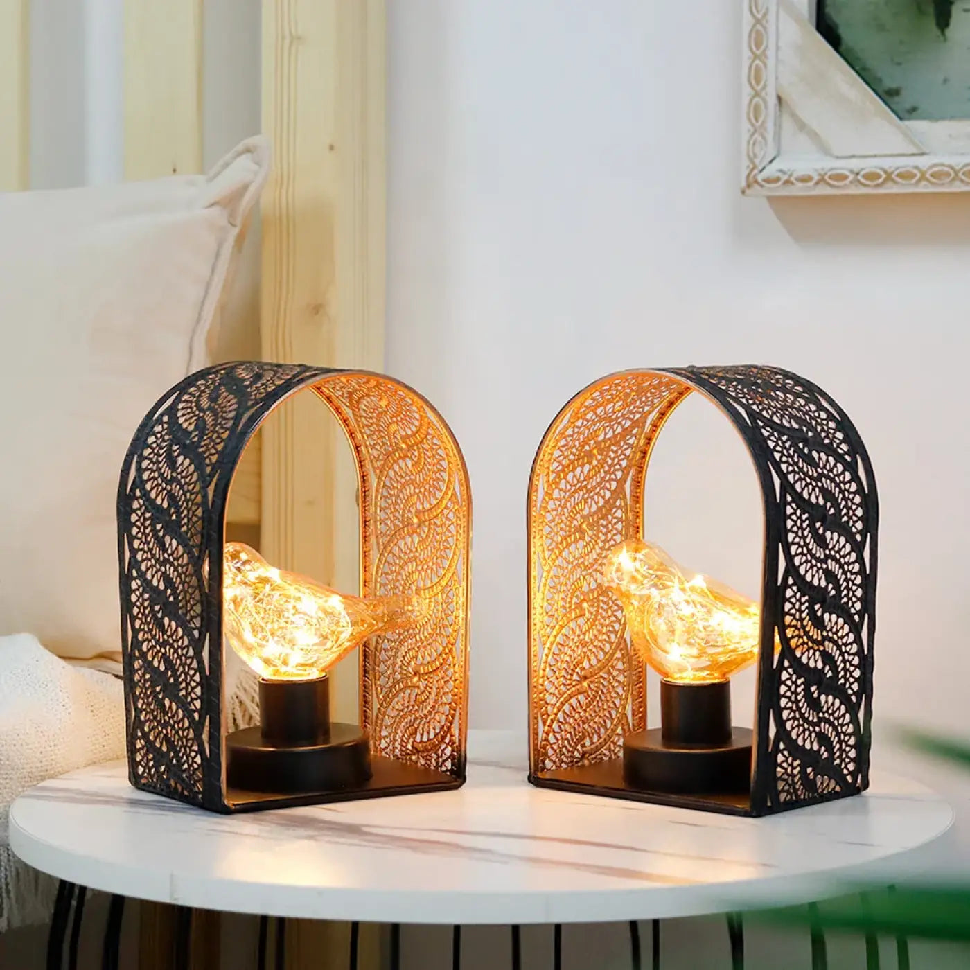 Applique Murale Chic en Metal - Arabeska