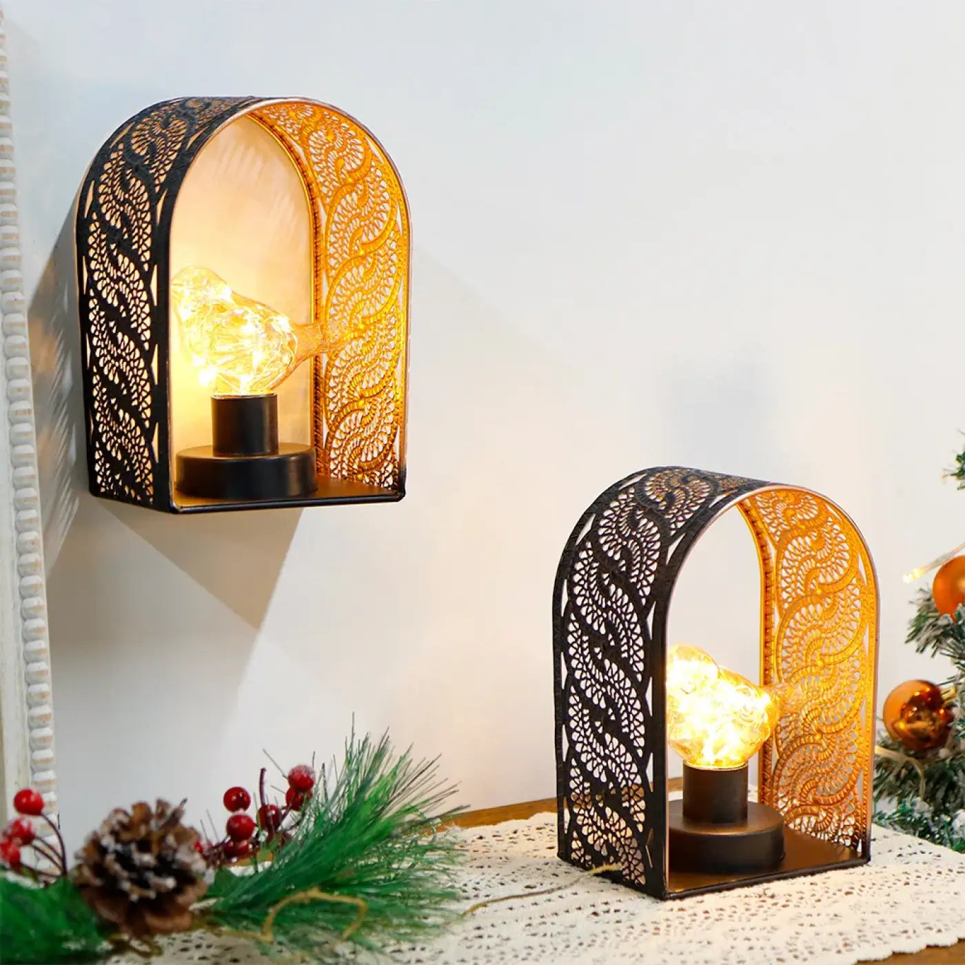 Applique Murale Chic en Metal - Arabeska