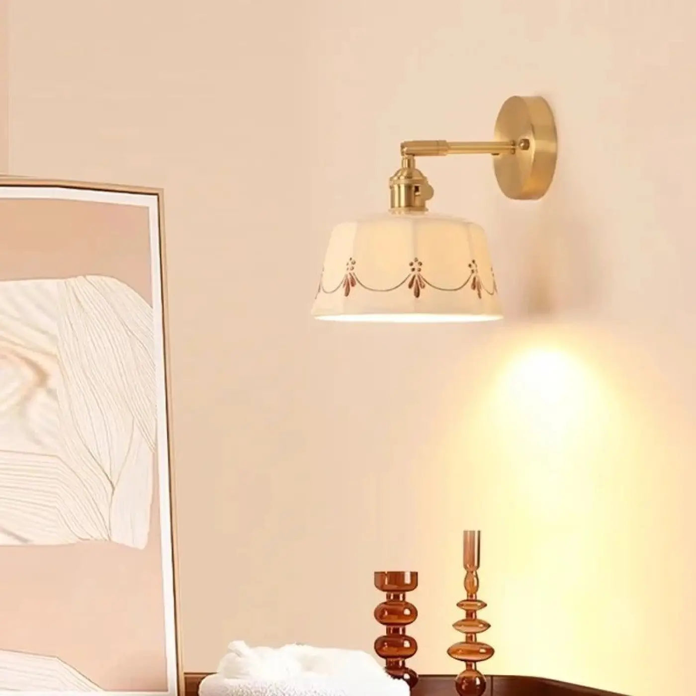 Applique Murale Retro en Laiton - Tangere