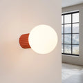 Applique Murale Moderne - Halo (Rouge Ochra)
