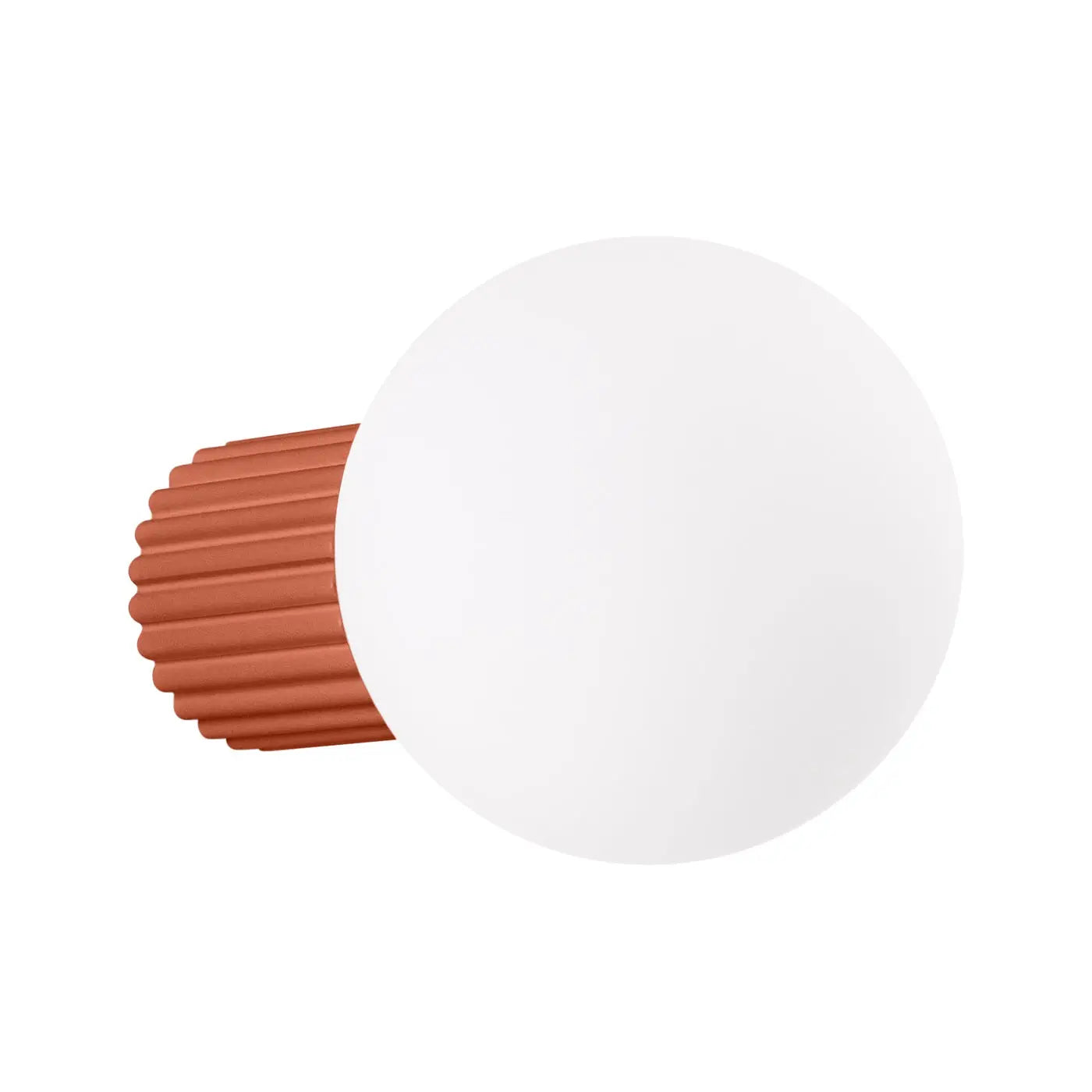 Applique Murale Moderne - Halo (Rouge Ochra)