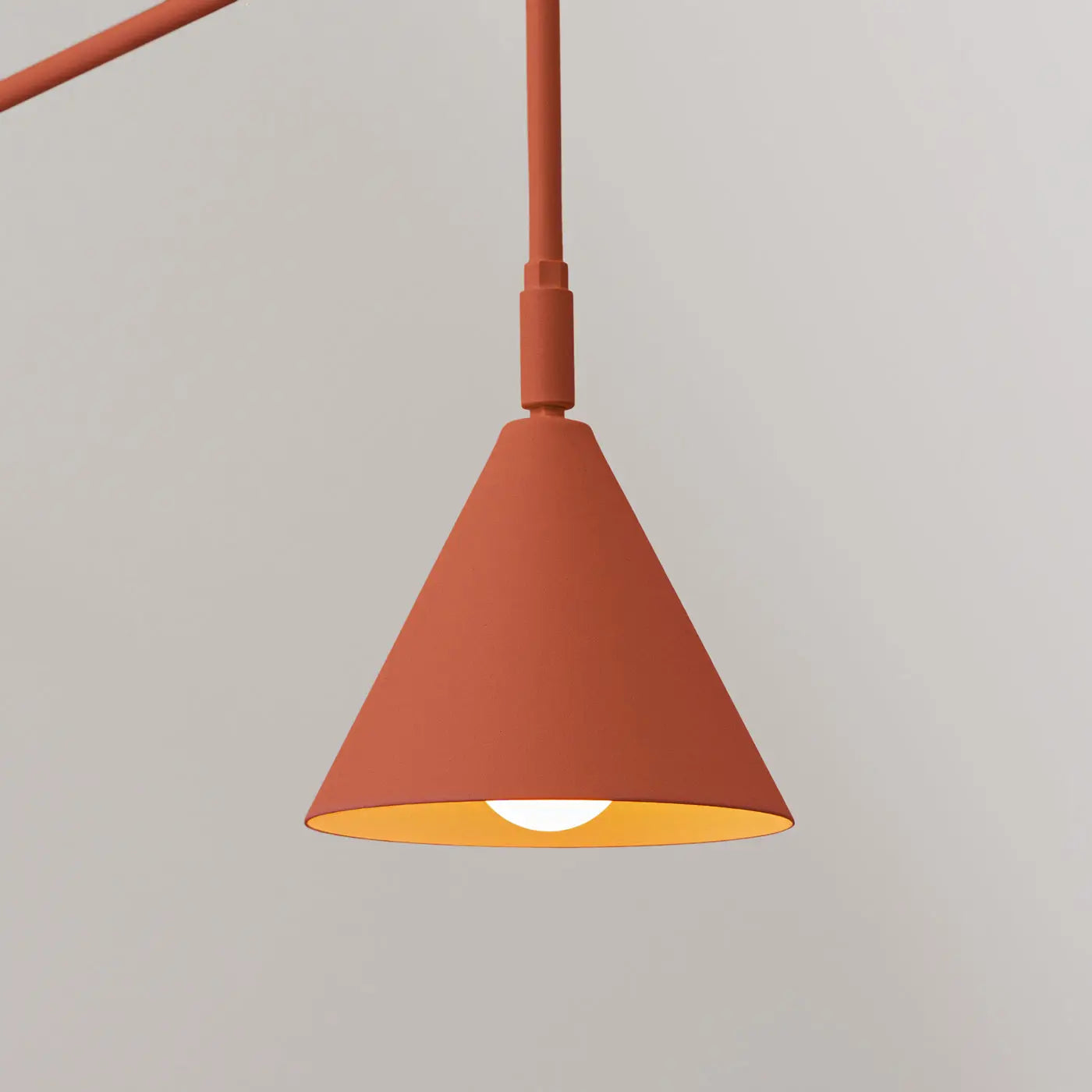 Applique Murale Design - Nox (Rouge Ocre)