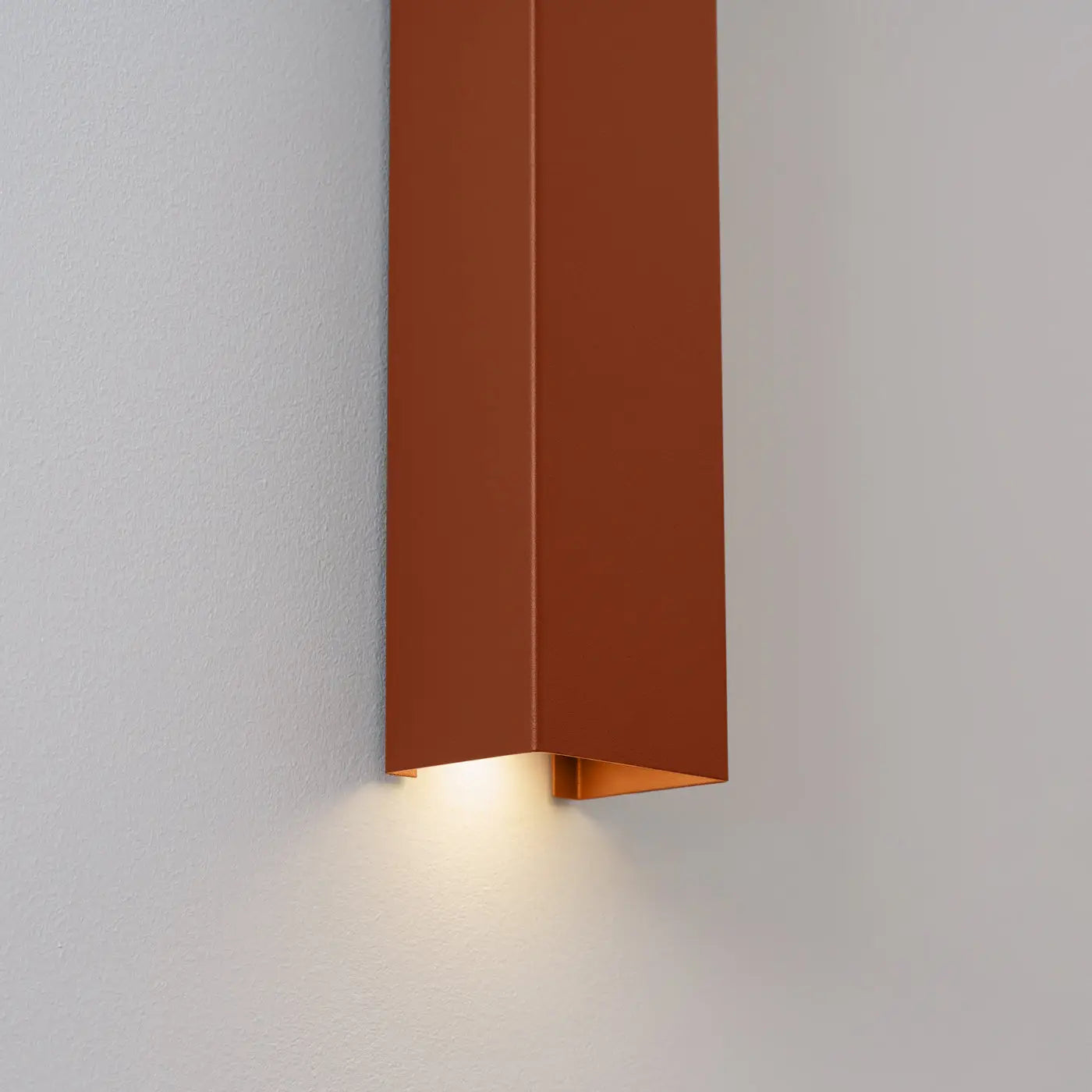 Applique Murale Design - Freya 90 (Rouge Ocre)