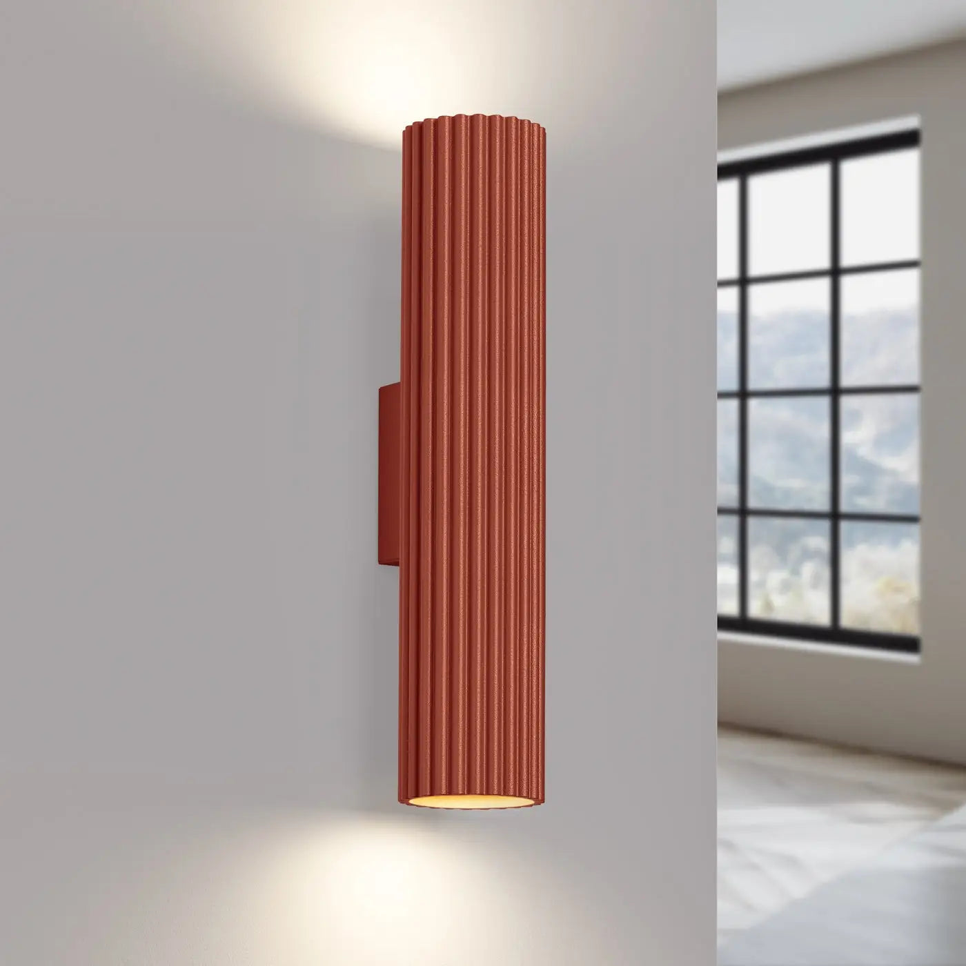 Applique murale - Karbon 30 (Rouge Ocre)
