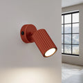 Applique Murale Design - Karbon (Rouge Ocre Avec Interrupteur)