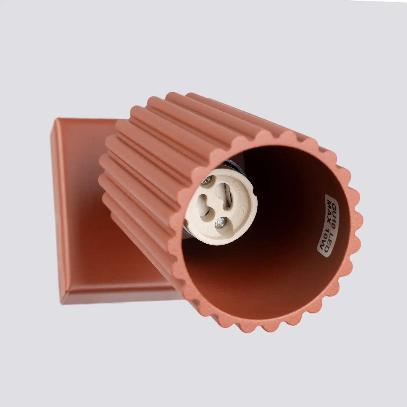 Applique Murale Design - Karbon (Rouge Ocre)