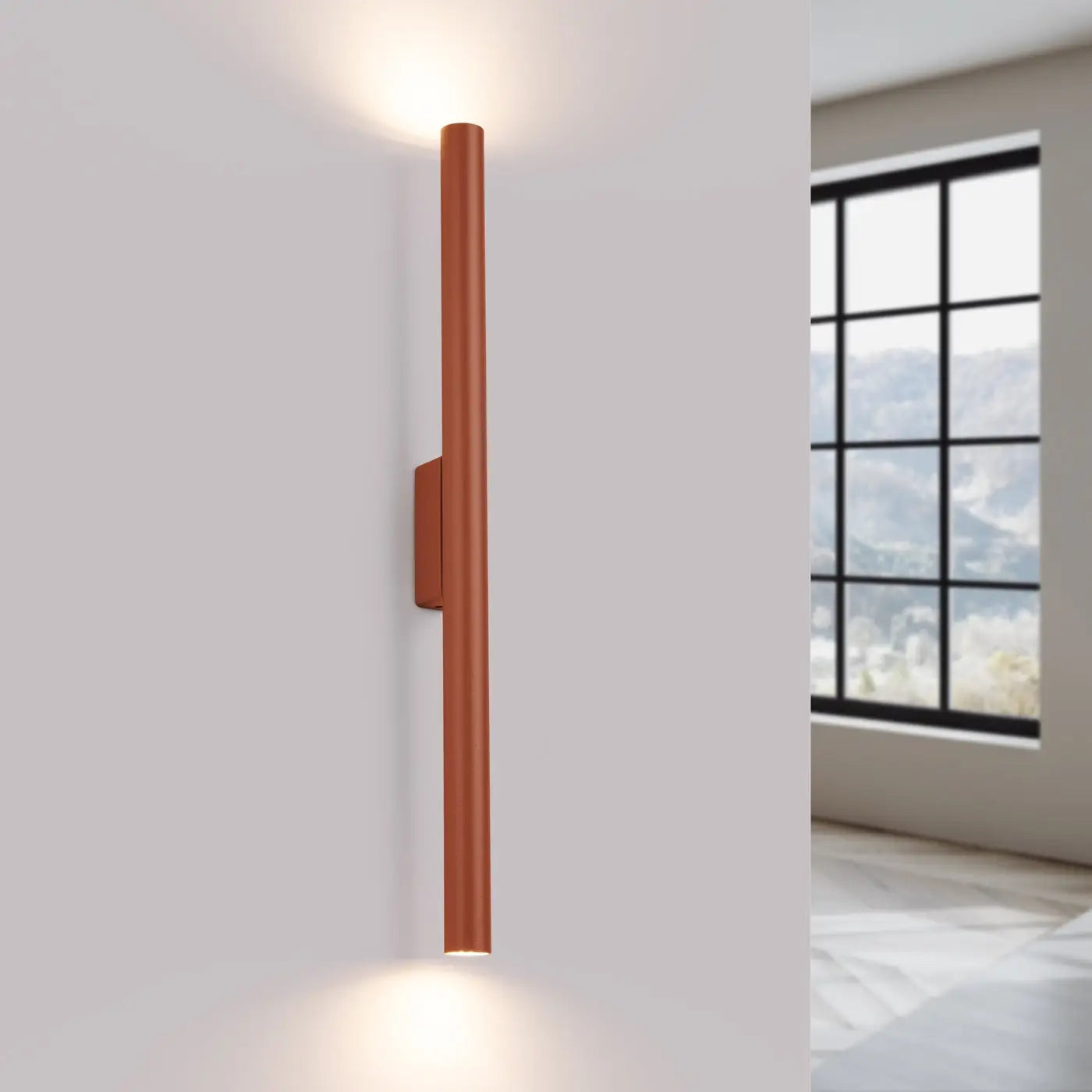 Applique Murale Design - Pastelo 2 (Rouge Ocre)