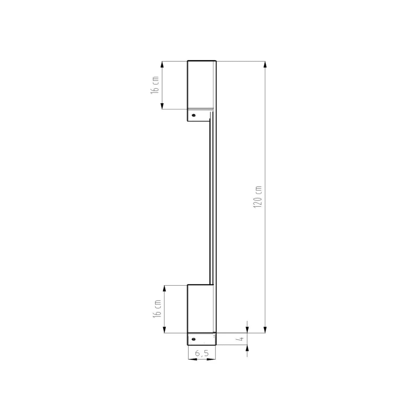 Applique Murale Moderne - Sappo 120 Led 4000K (Rouge Ocre)