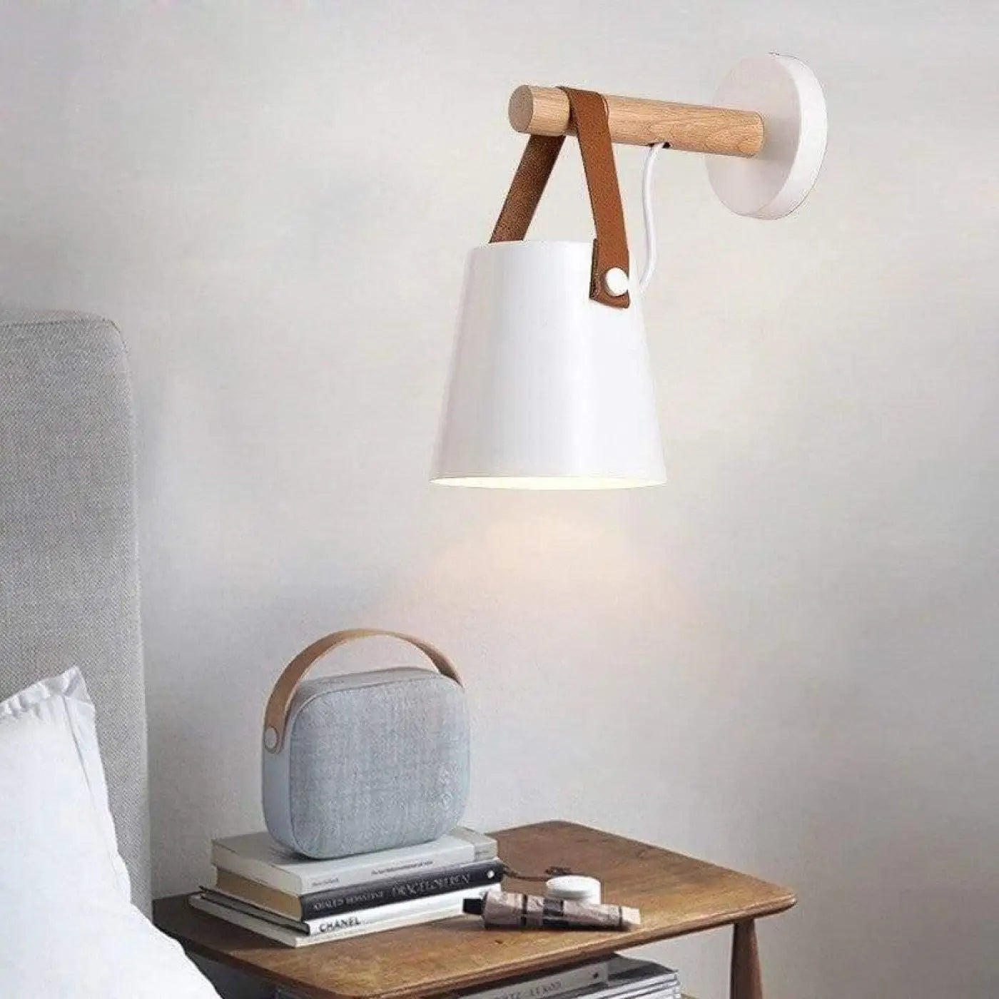 Applique Murale Scandinave en Bois - Nora