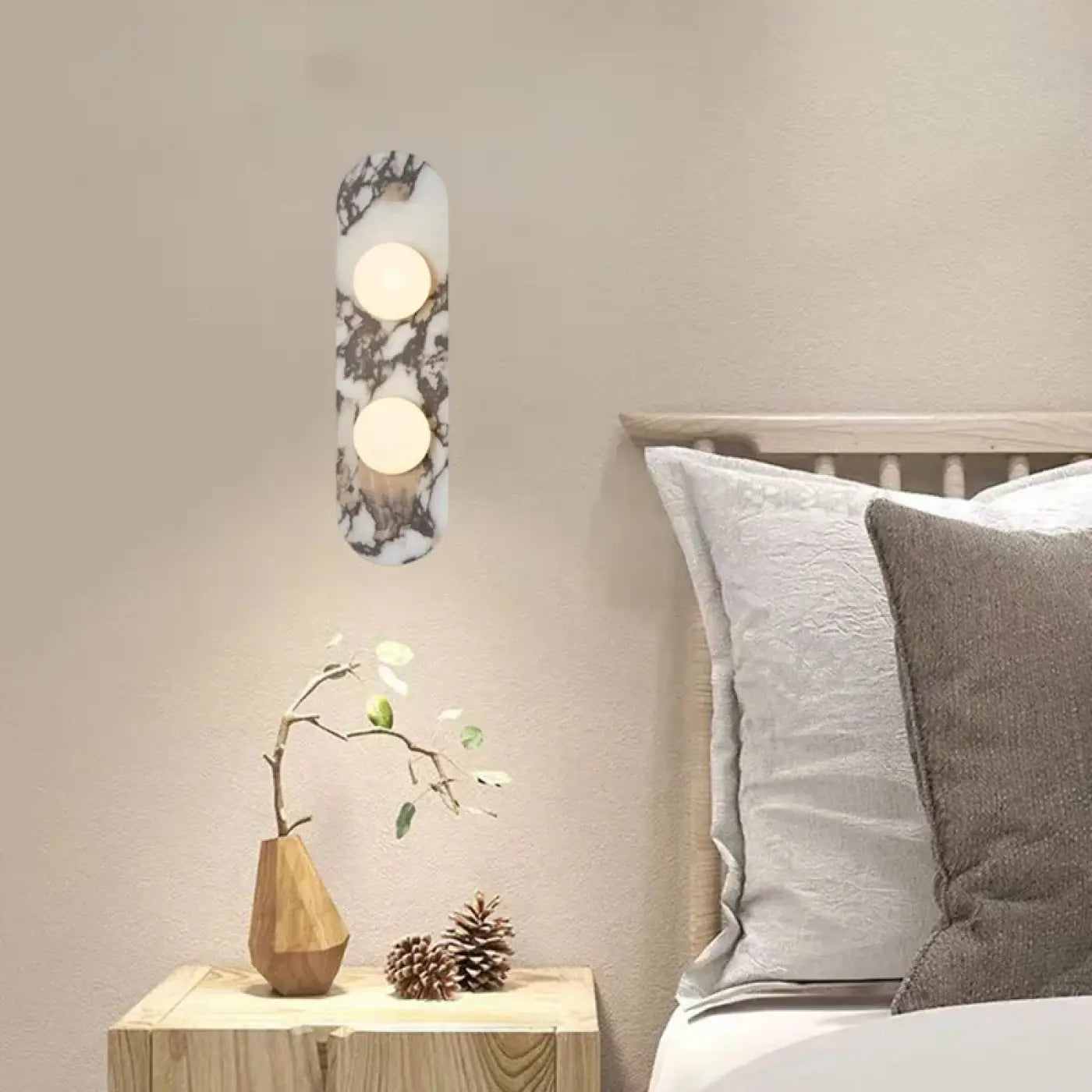 Applique Murale Scandinave - Marbre