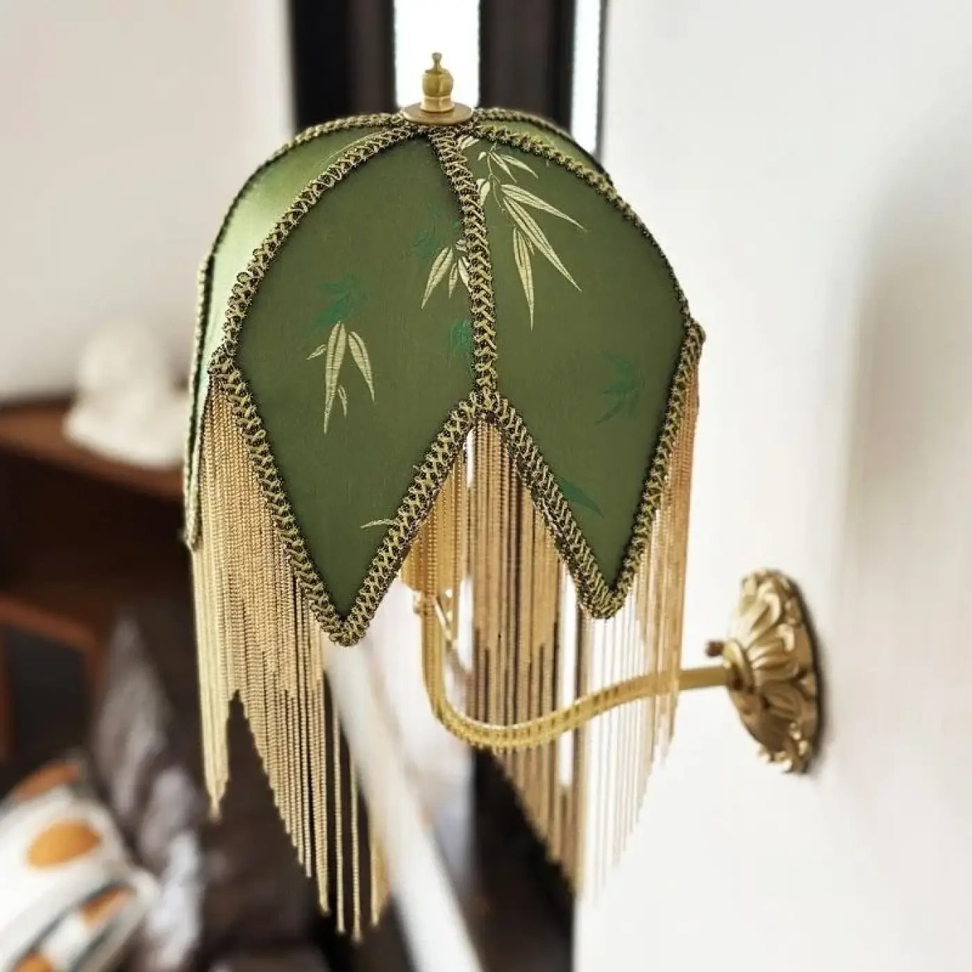 Applique Murale Vintage en Tissu - Indine