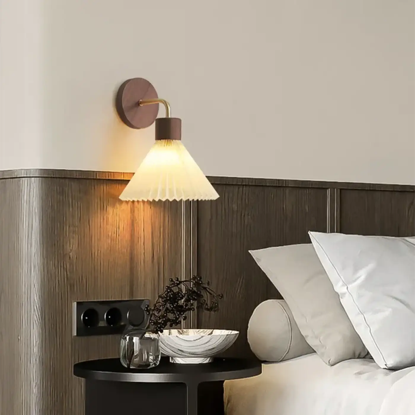 Applique Murale en Bois - Brun