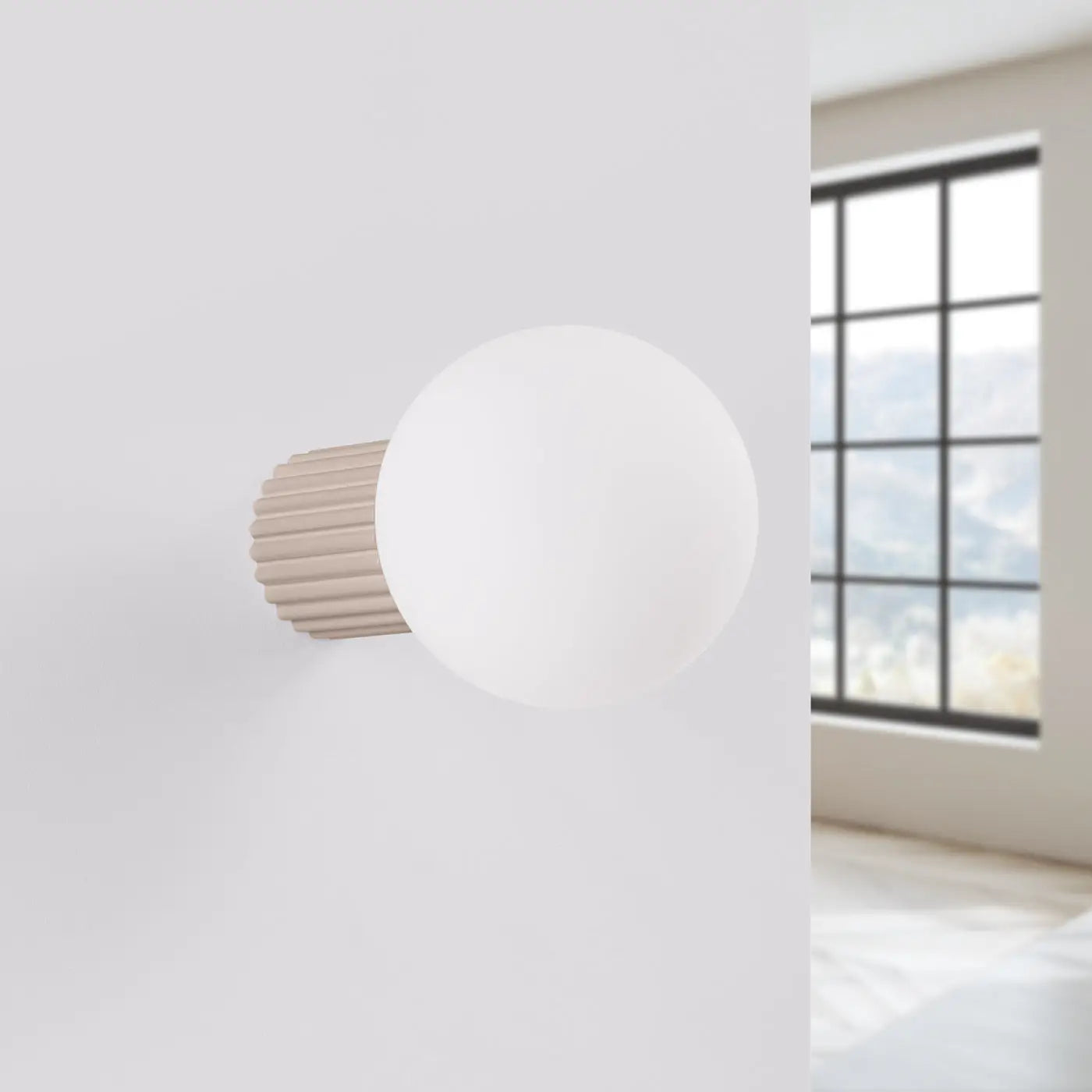 Applique Murale Moderne - Halo (Taupe)