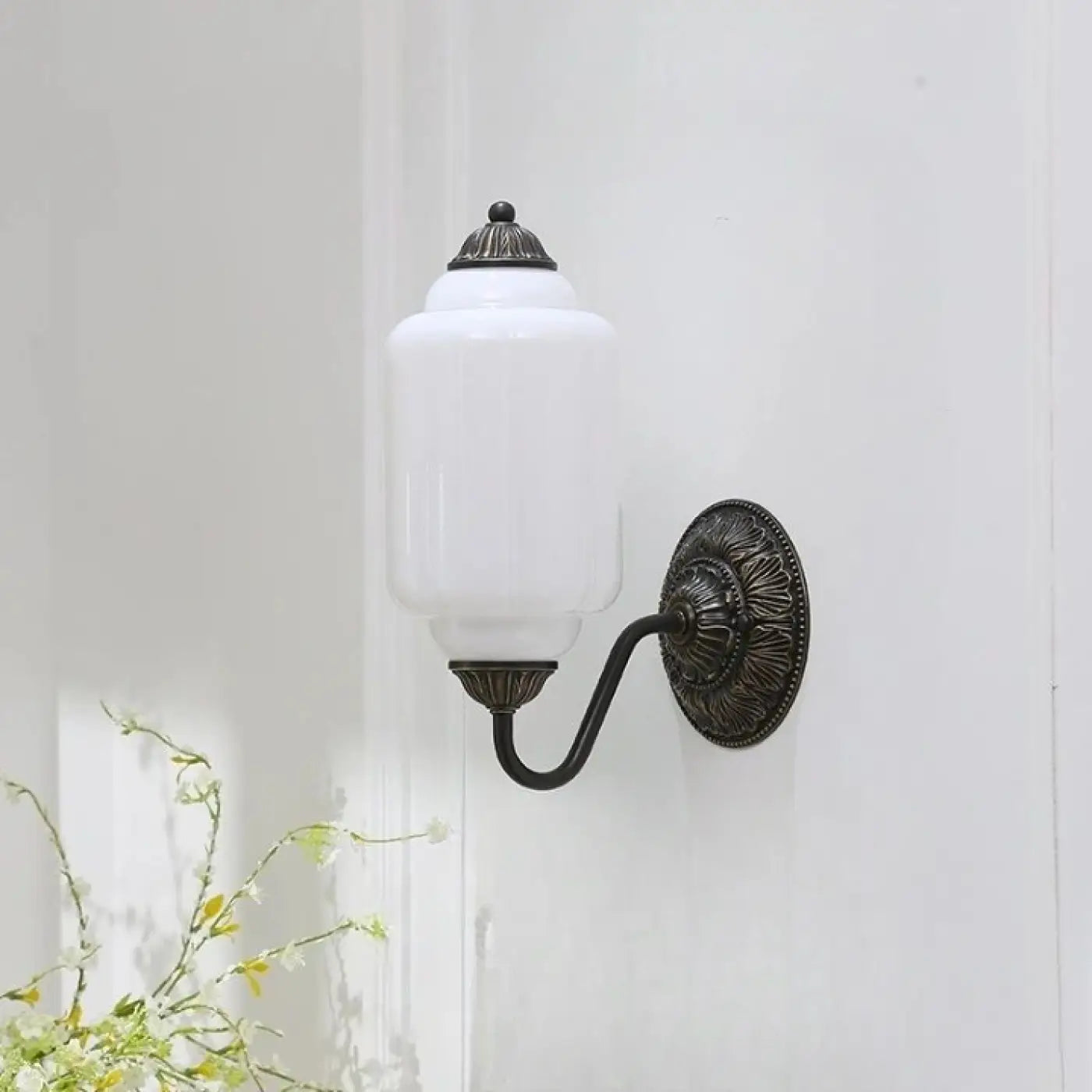 Applique murale Vintage en Verre - Opalys