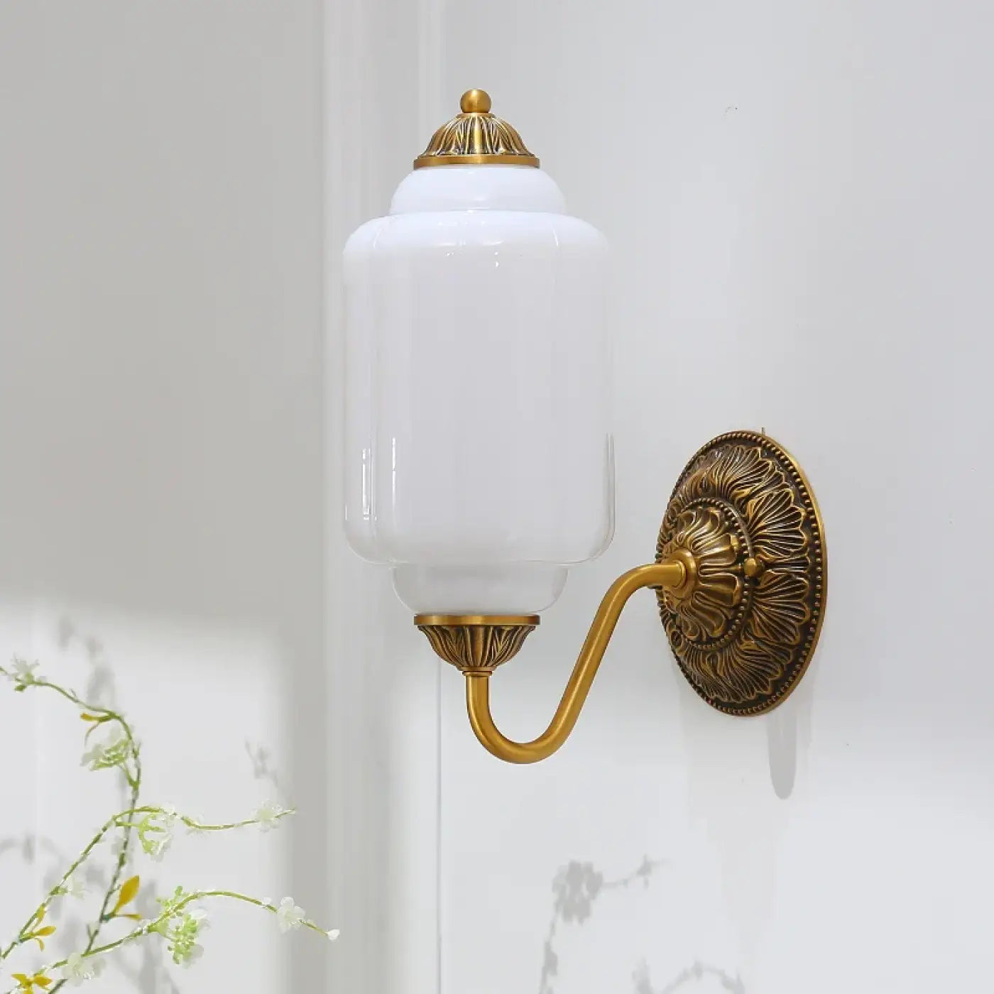 Applique murale Vintage en Verre - Opalys