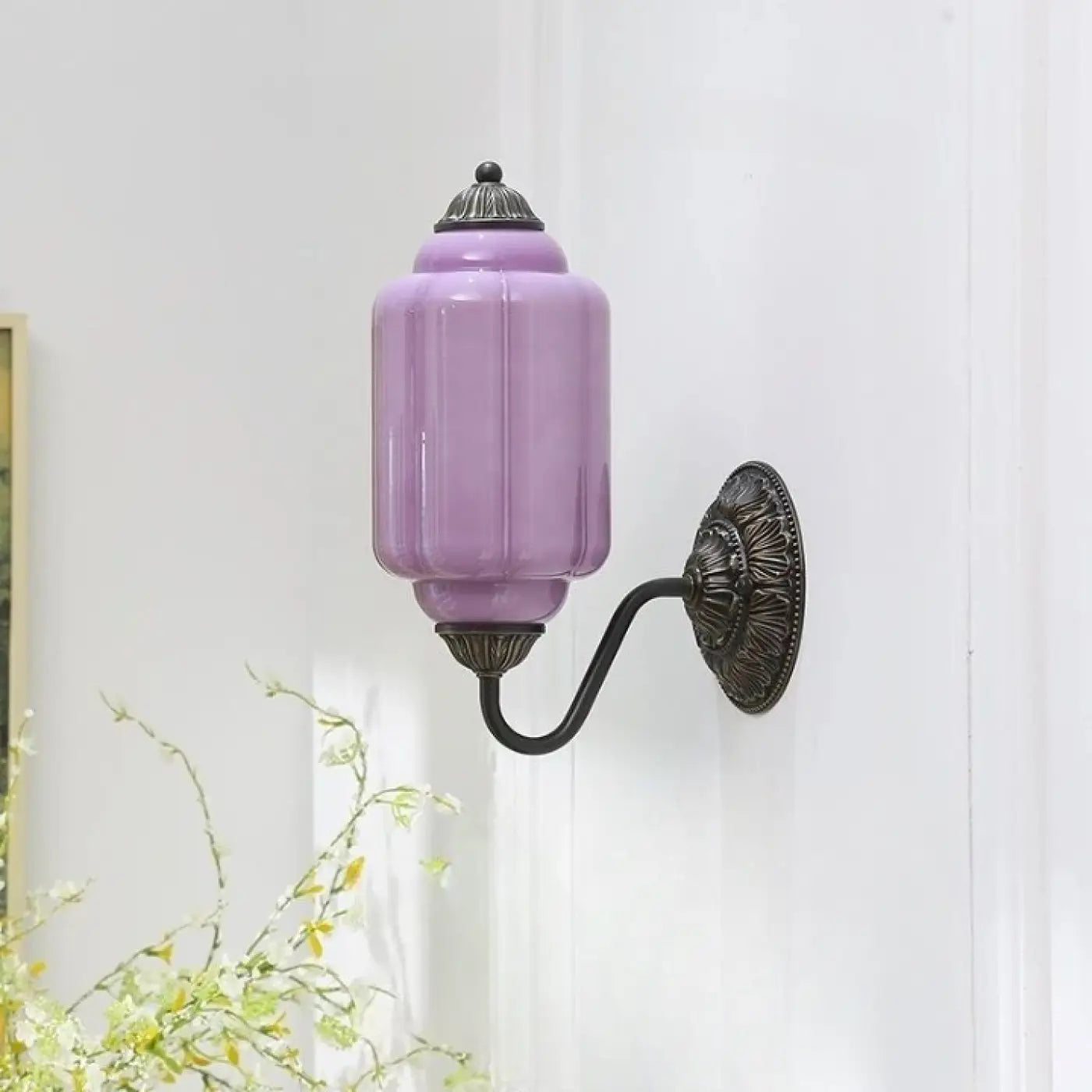 Applique murale Vintage en Verre - Opalys