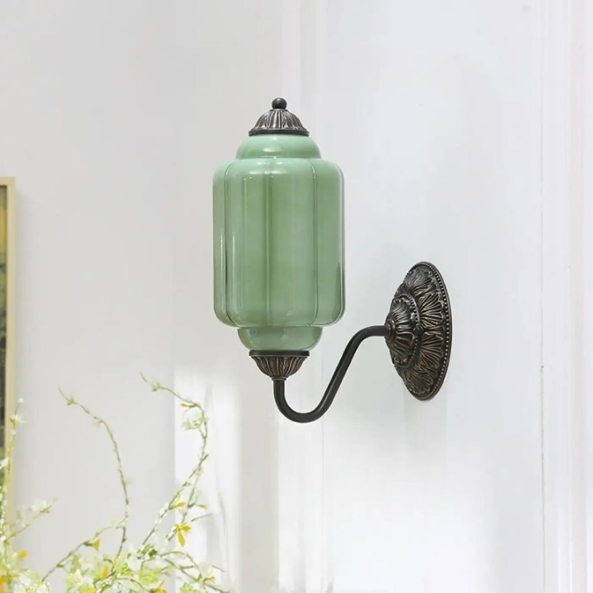 Applique murale Vintage en Verre - Opalys