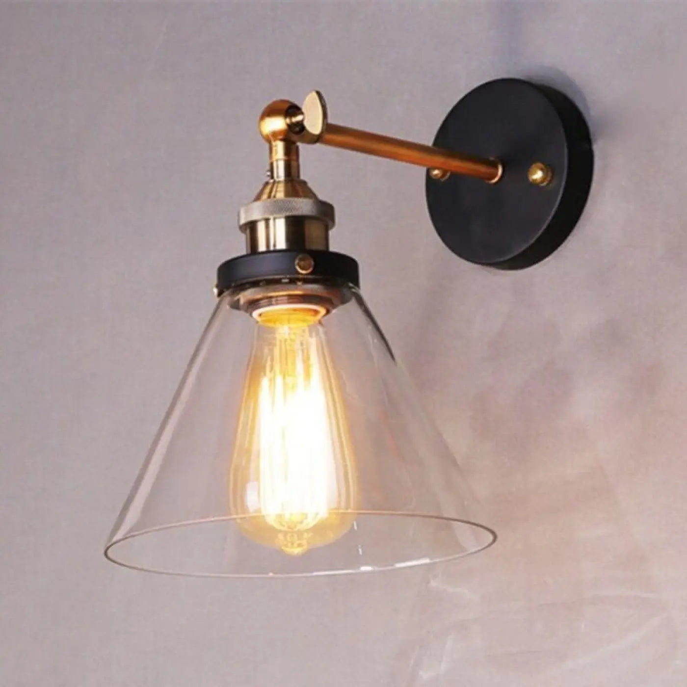 Applique Murale Vintage en Verre - Vinta