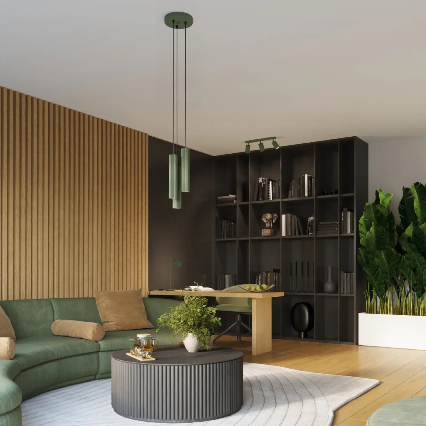 Applique Murale - Karbon 10 (Vert Olive)