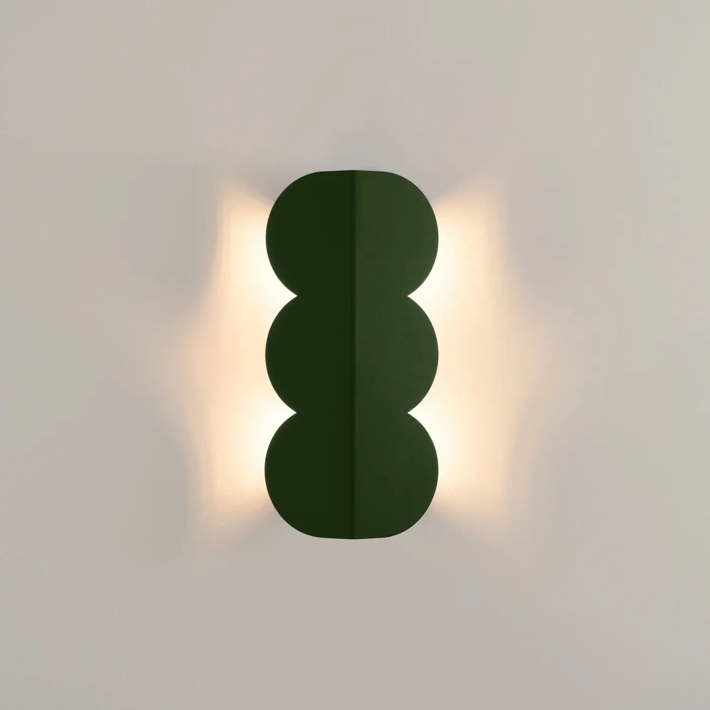Applique Murale Design - Biscuit (Vert Olive)