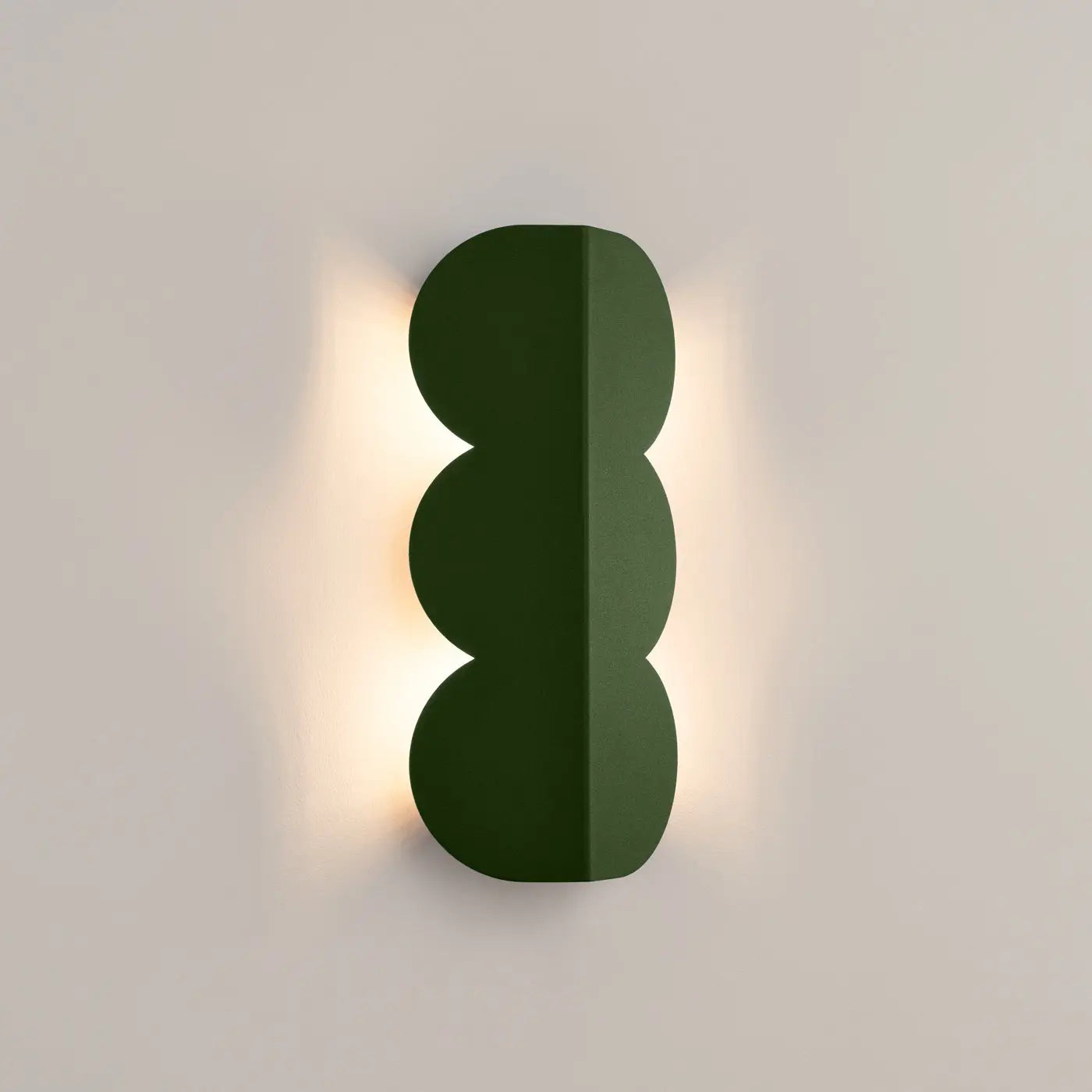 Applique Murale Design - Biscuit (Vert Olive)