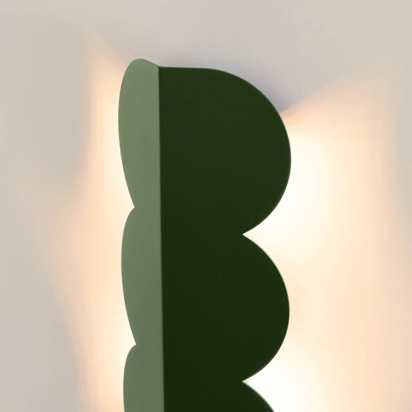 Applique Murale Design - Biscuit (Vert Olive)