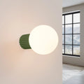 Applique Murale Moderne - Halo (Vert Olive)