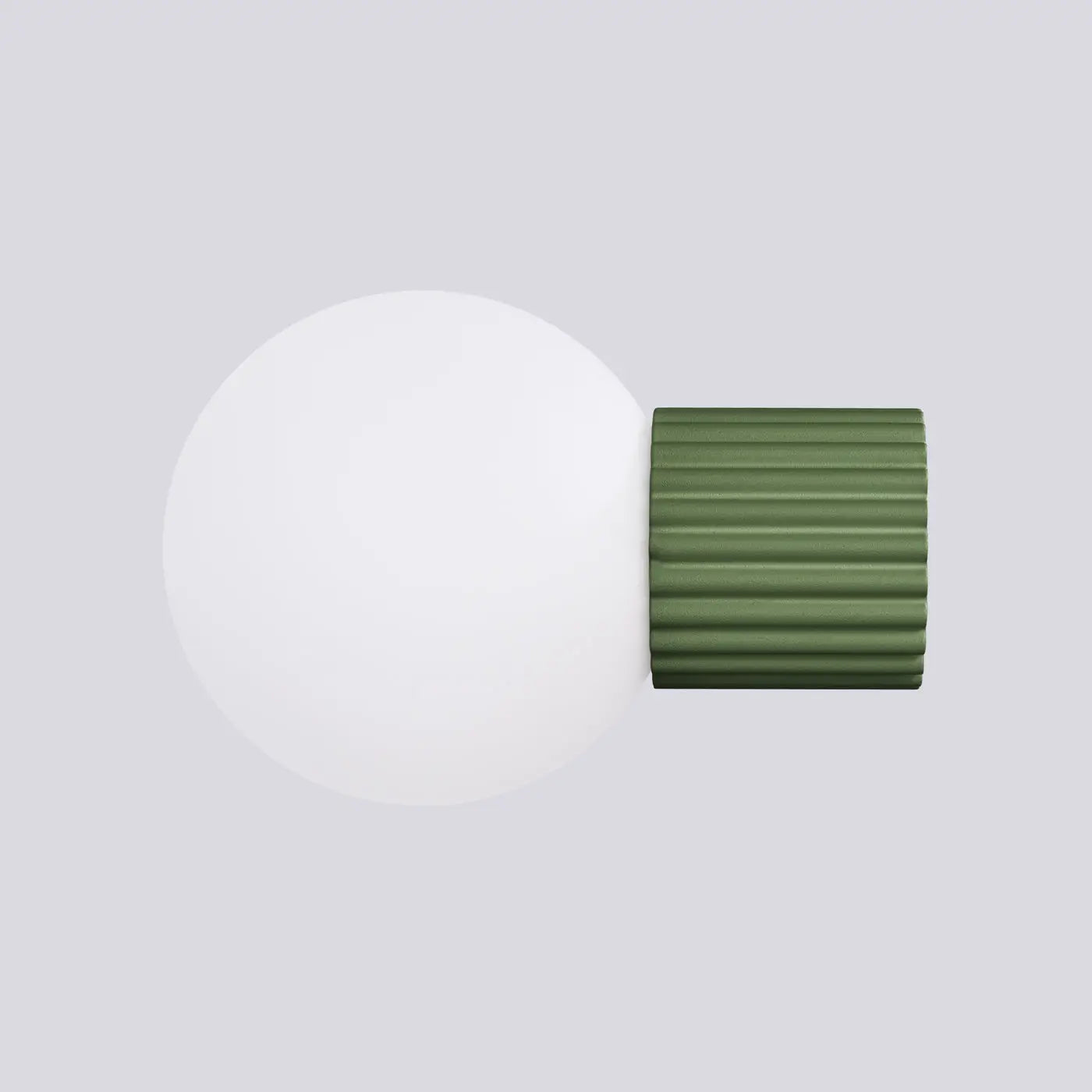 Applique Murale Moderne - Halo (Vert Olive)
