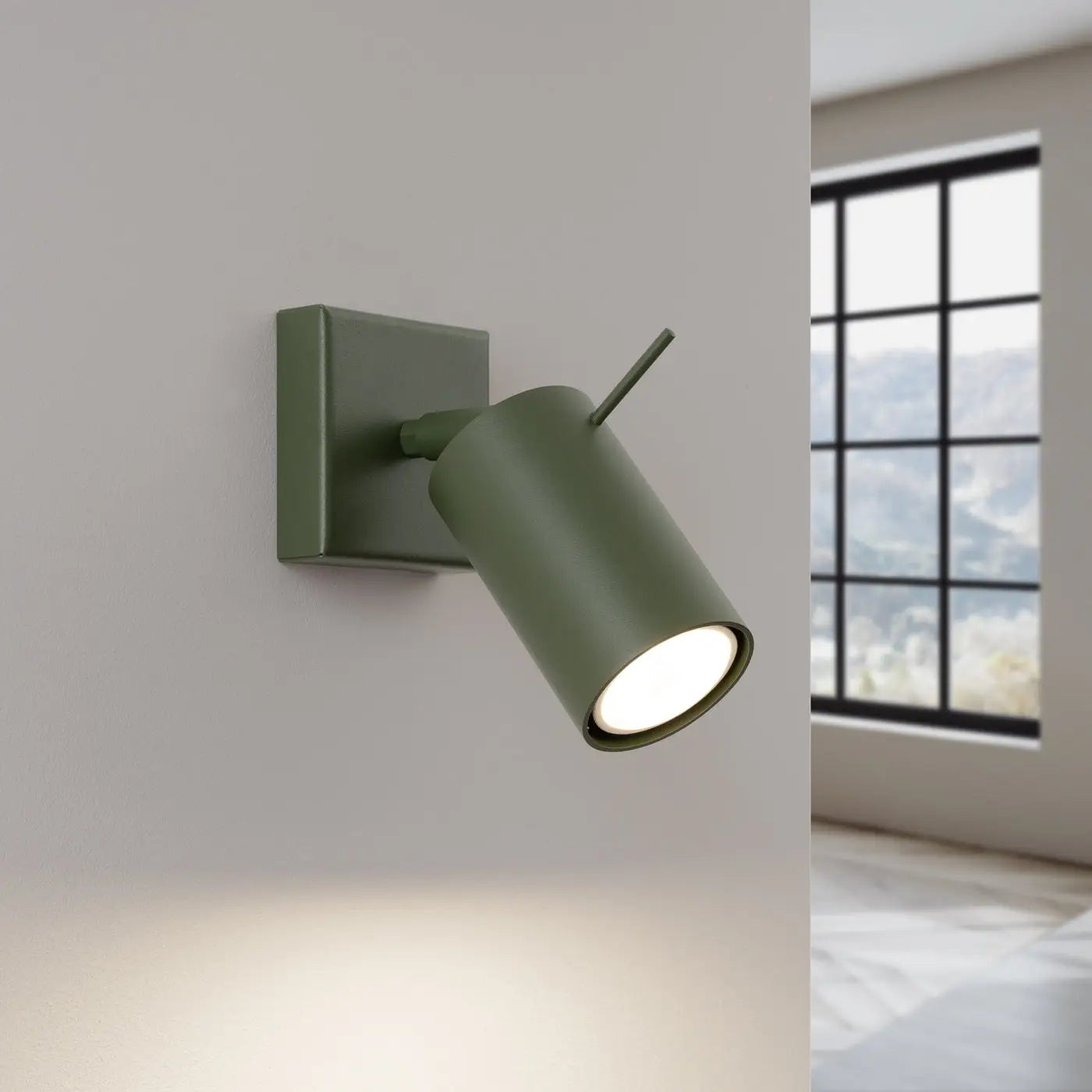 Applique Murale Design - Ring (Vert Olive)