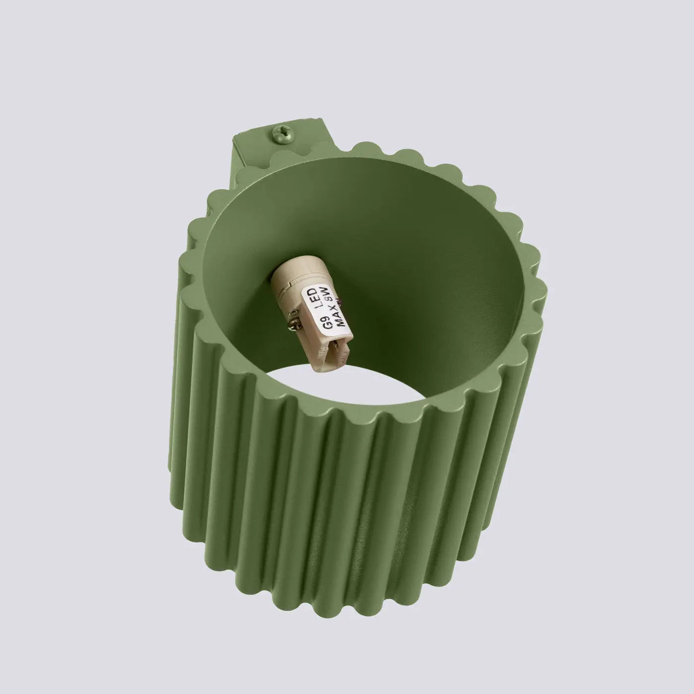 Applique Murale Design - Aura (Vert Olive)