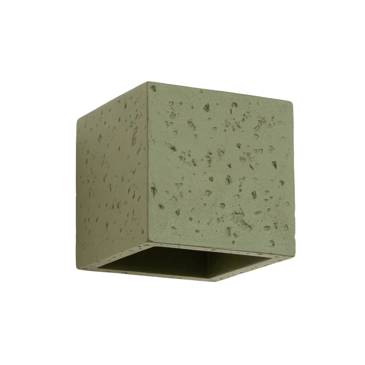 Applique Murale Design - Quad Béton (Vert Olive)