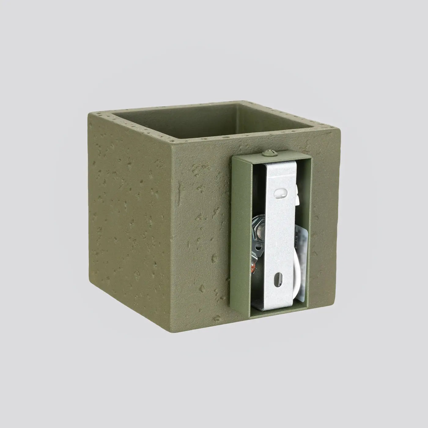 Applique Murale Design - Quad Béton (Vert Olive)