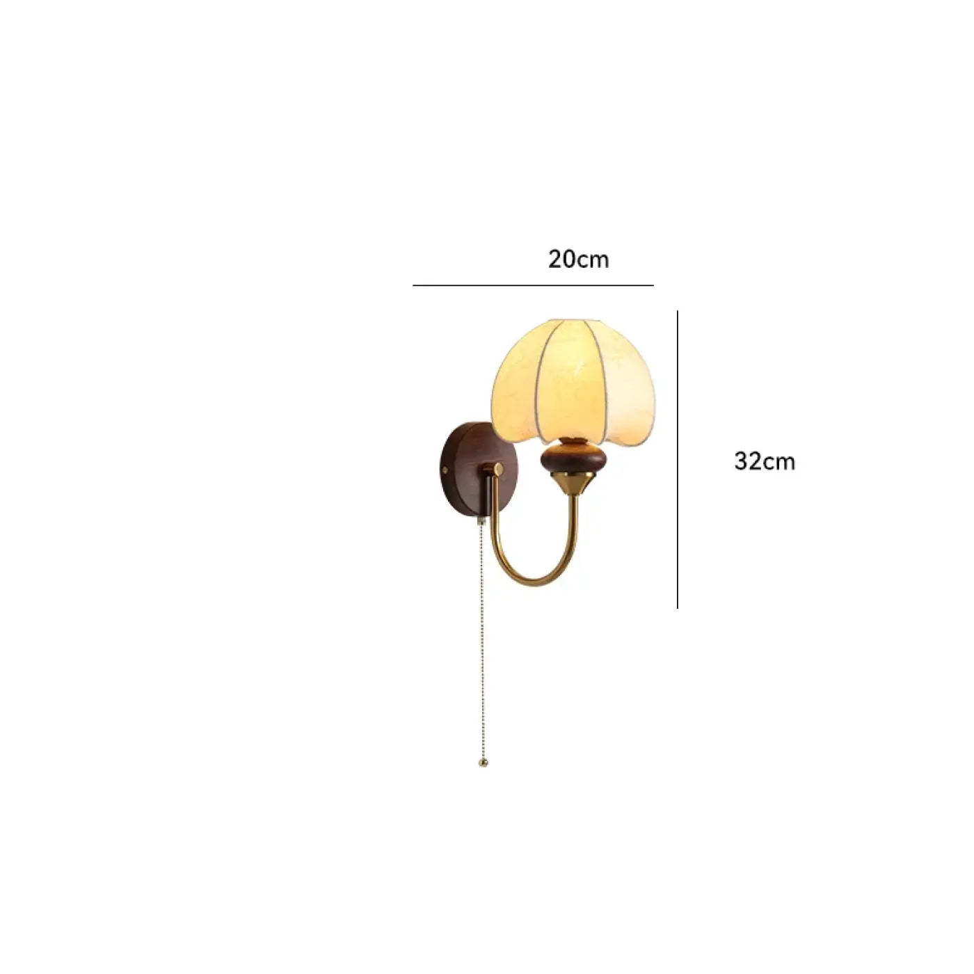 Applique Murale Vintage en Laiton - Vintafa