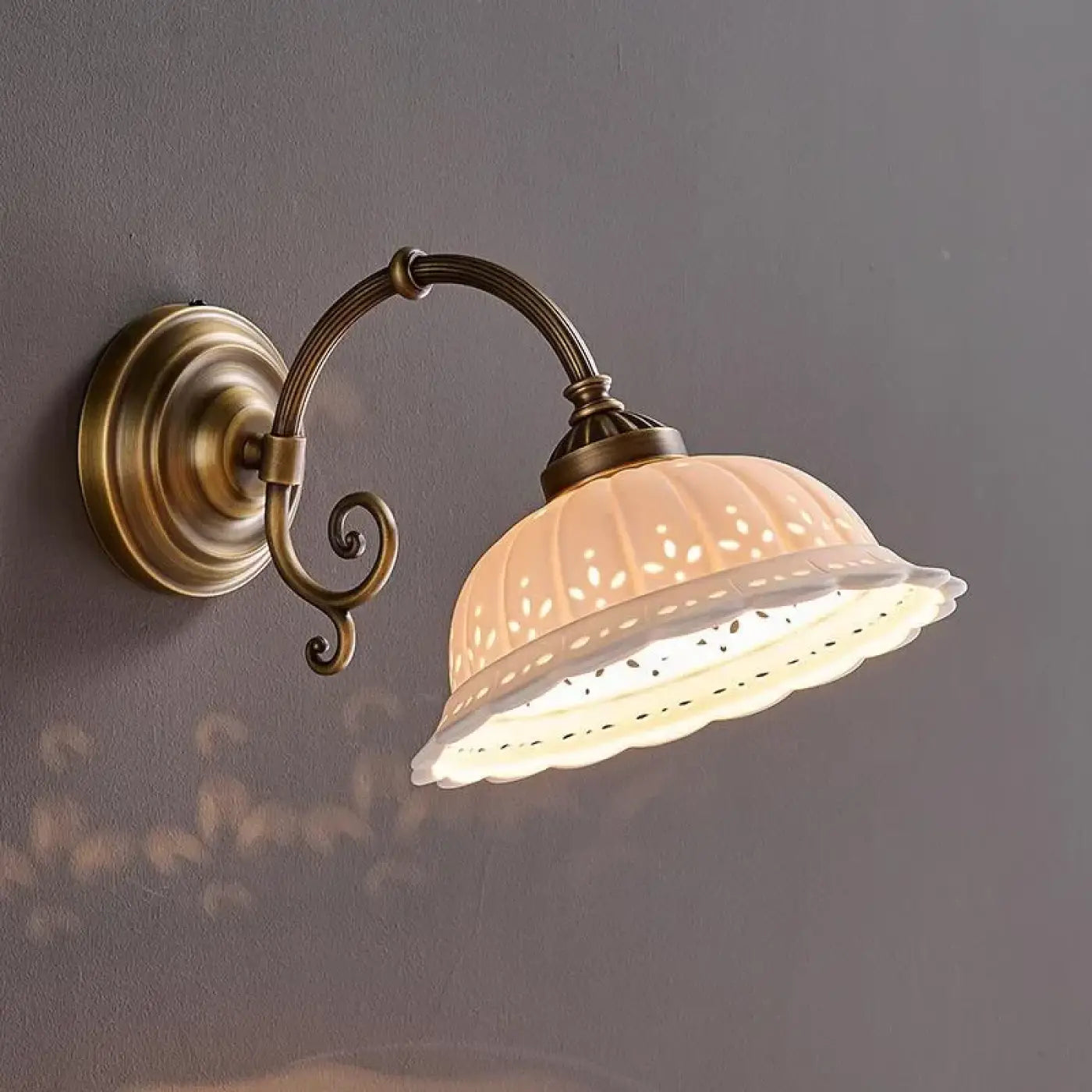 Applique Murale Vintage en Verre - Ainy