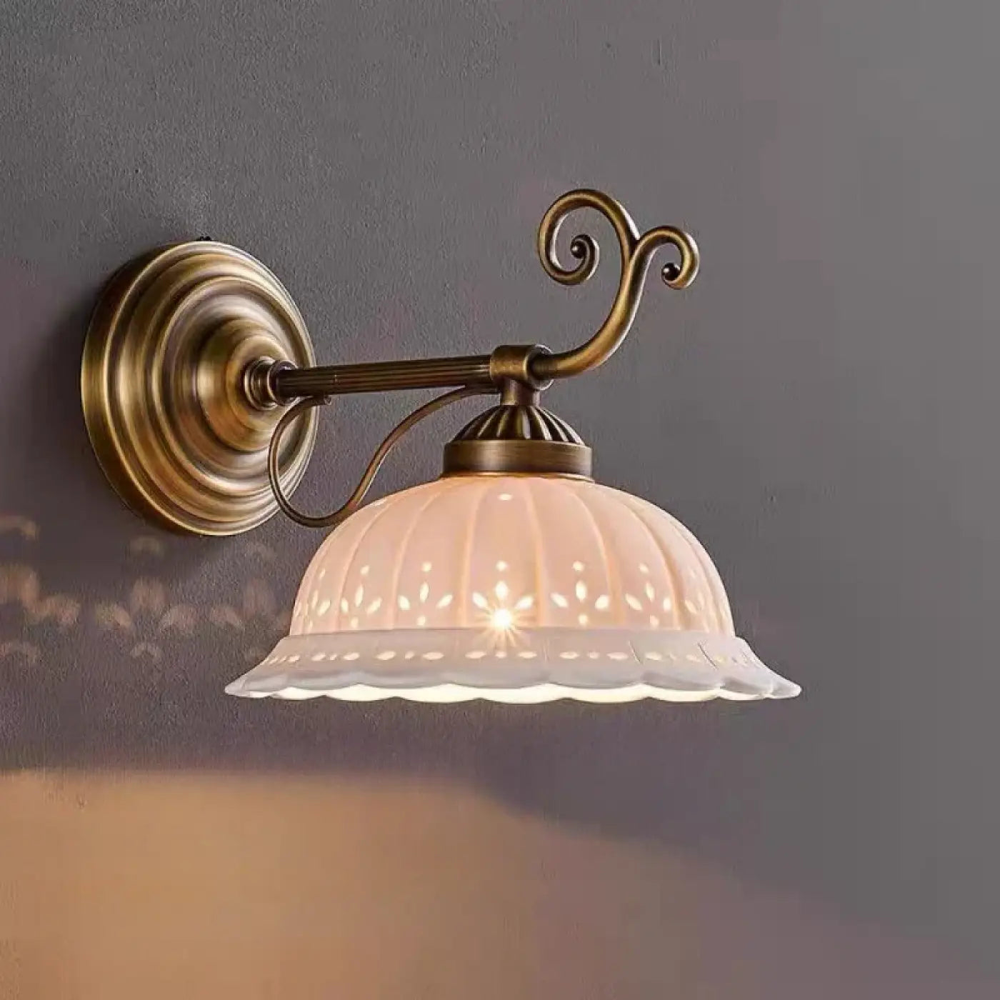 Applique Murale Vintage en Verre - Ainy