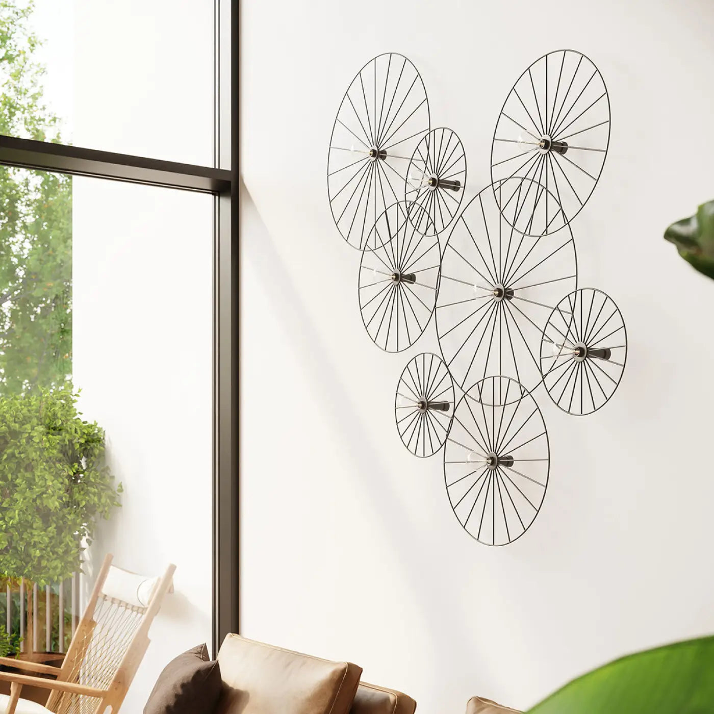Applique Murale Design - Sirkel 45 (Noir)