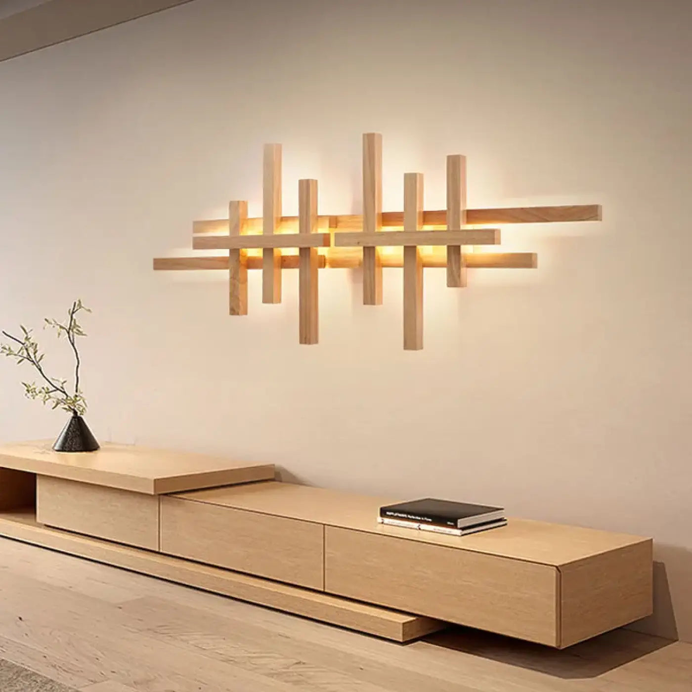 Applique Murale en Bois - Croise
